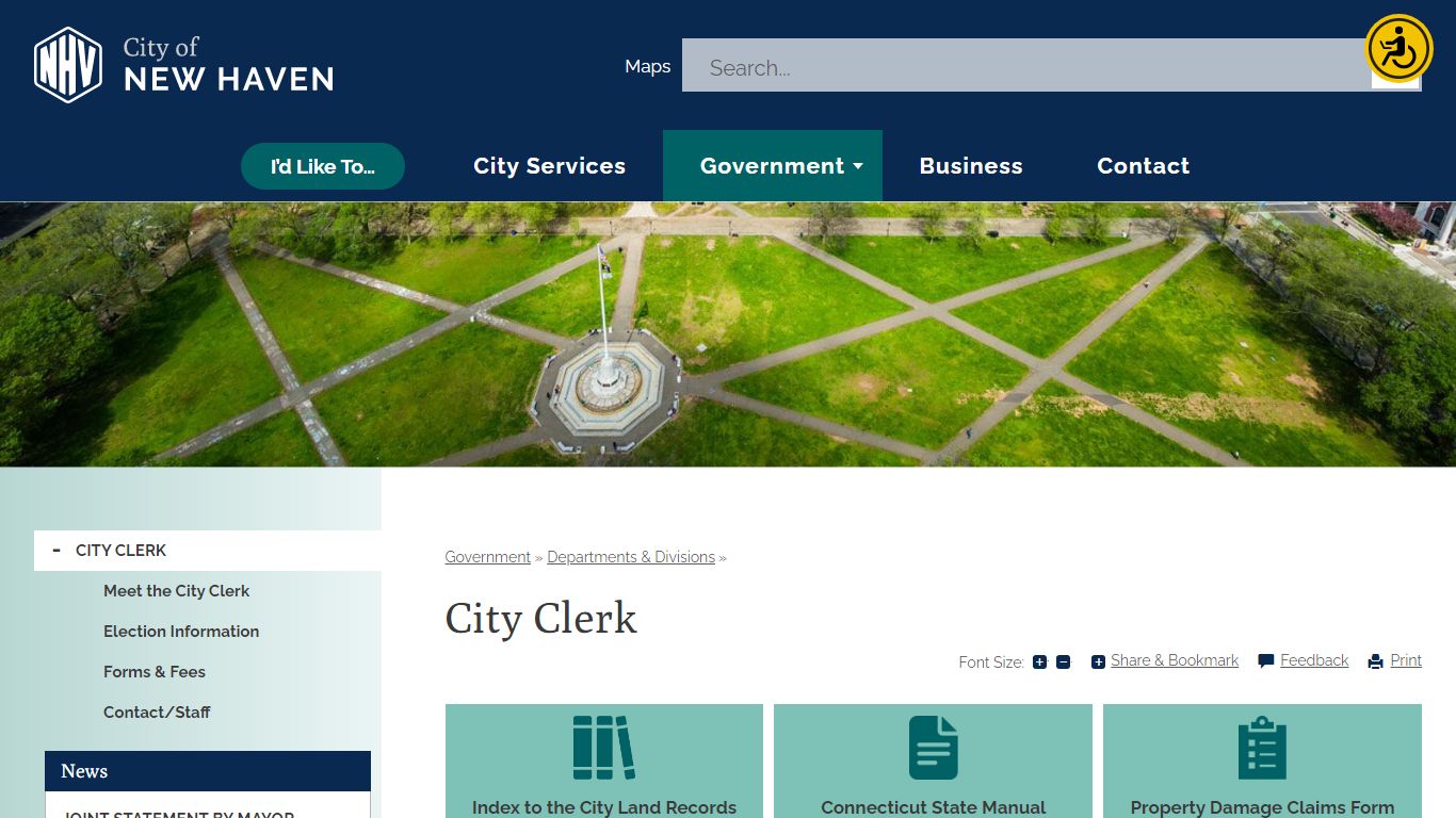 City Clerk | New Haven, CT
